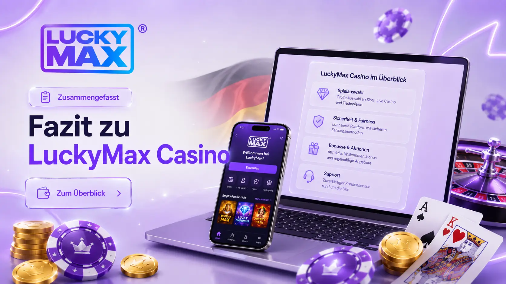 Fazit zu LuckyMax Casino
